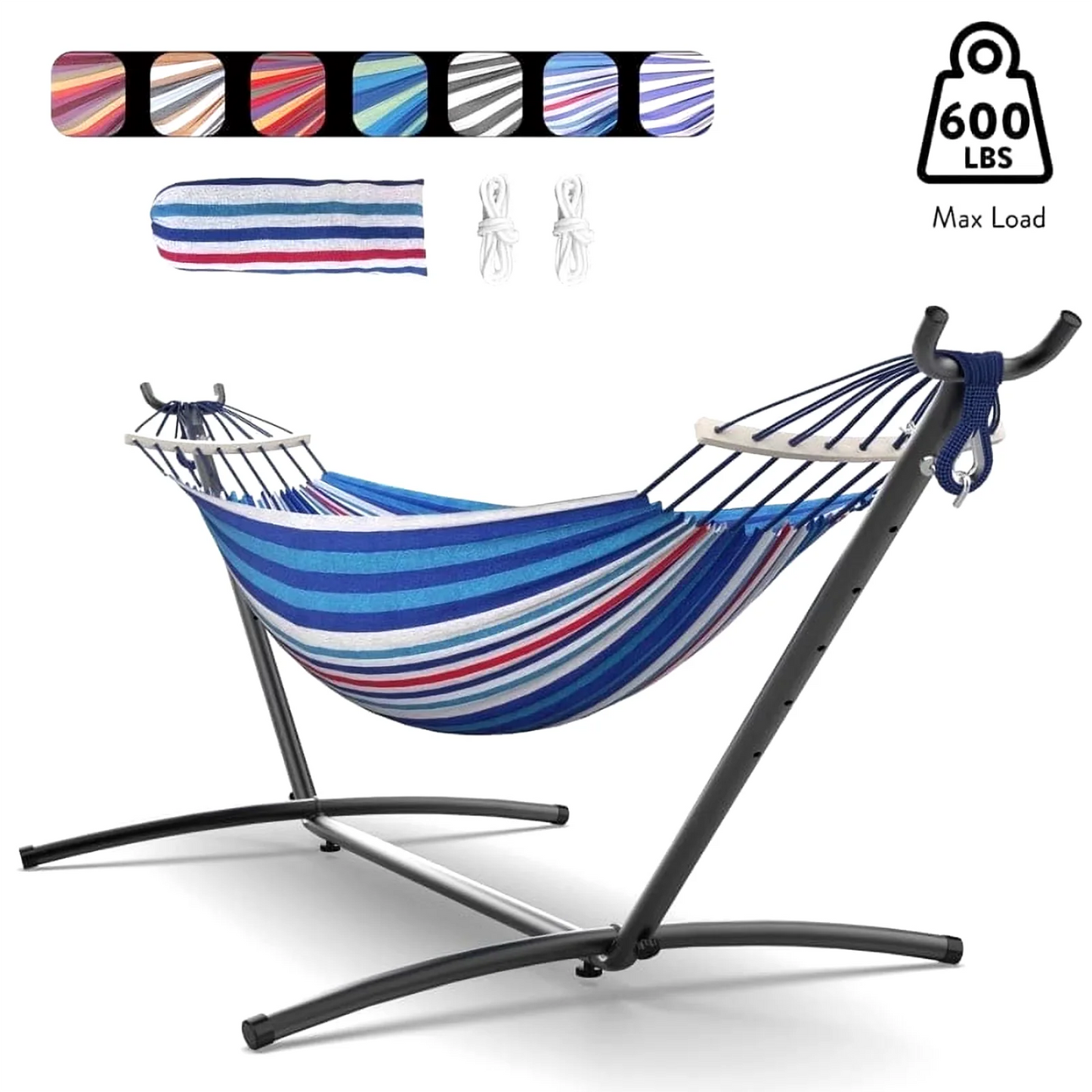 GYROOR Adjustable Stand Hammock With 600 Lb Capacity Storage Bag