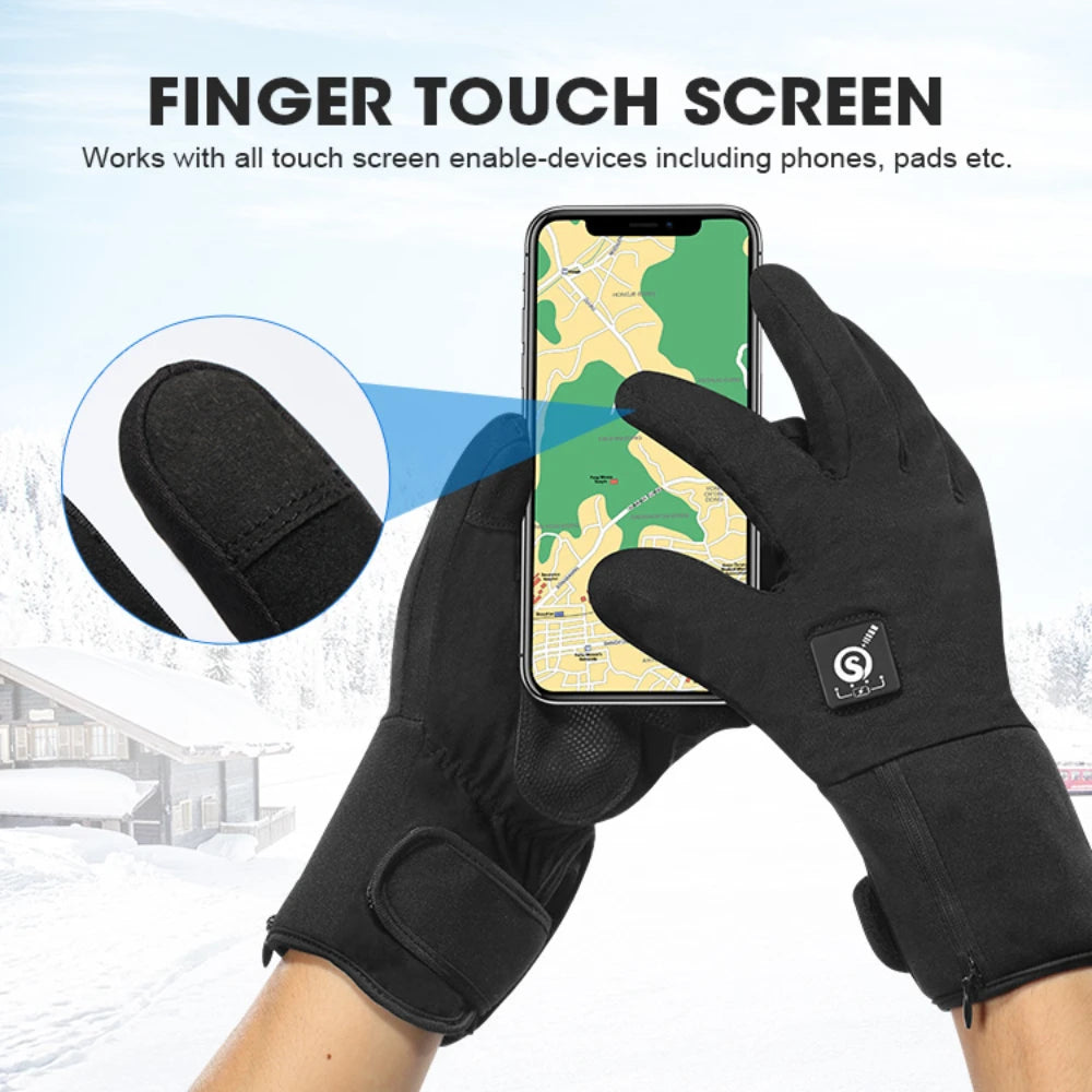 Savior Heat Rechargeable Heated Gloves With Three Heat Settings