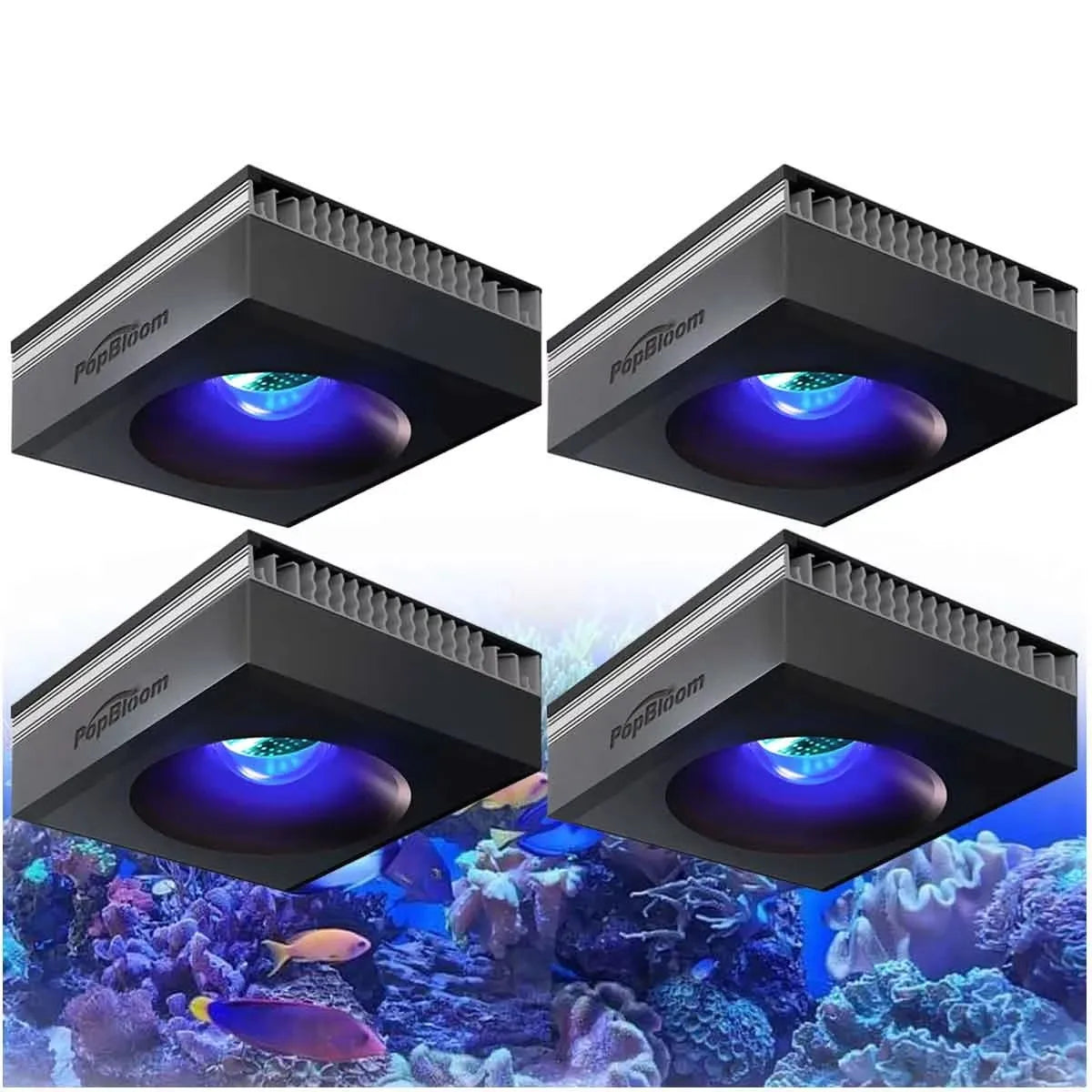 PopBloom Full Spectrum Reef Aquarium WiFi LED Light Panel