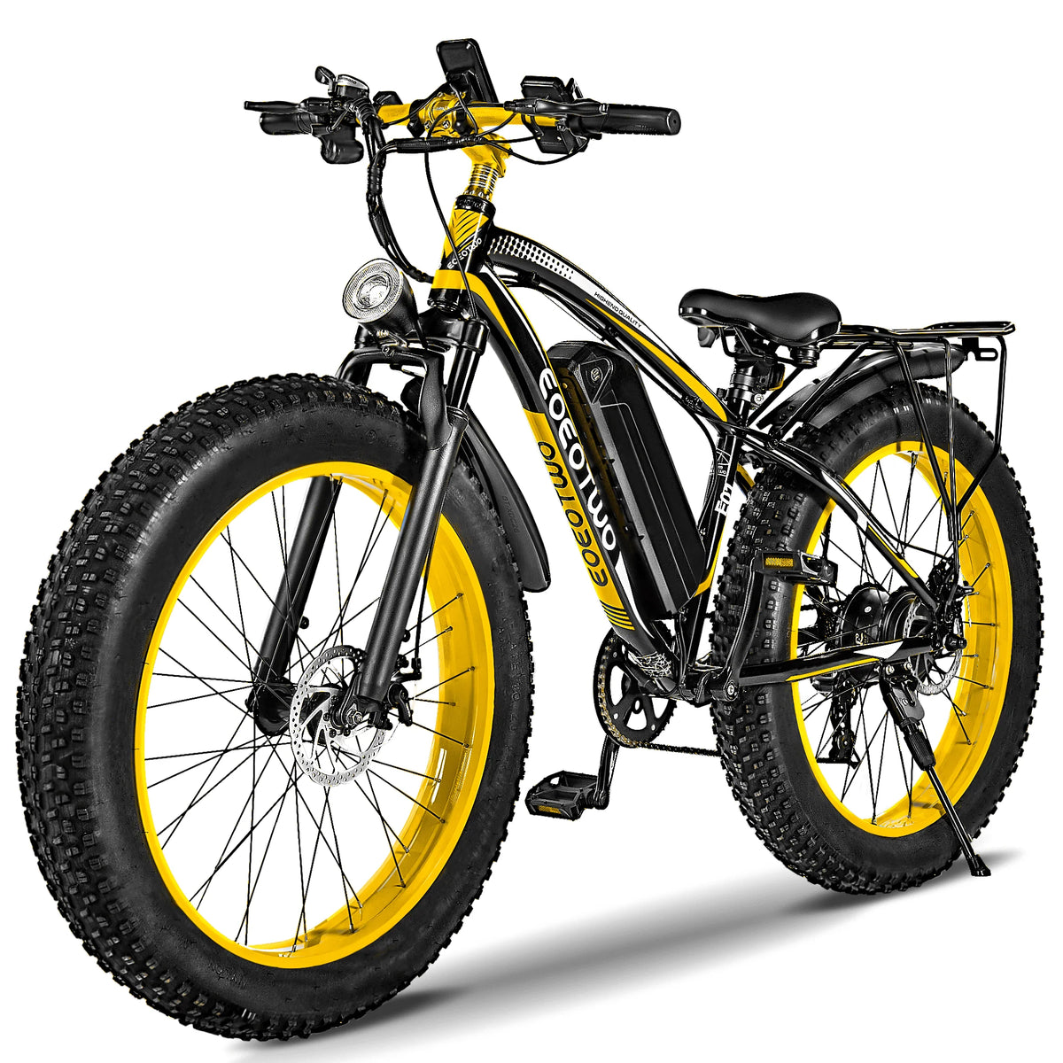 EOEOTWO Fat Tire Electric Bike 1000W Motor 34 MPH Range