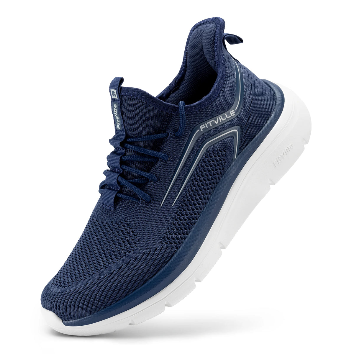 Fitville Cloud Strider Vibes Mens Cushioned Running Sneakers