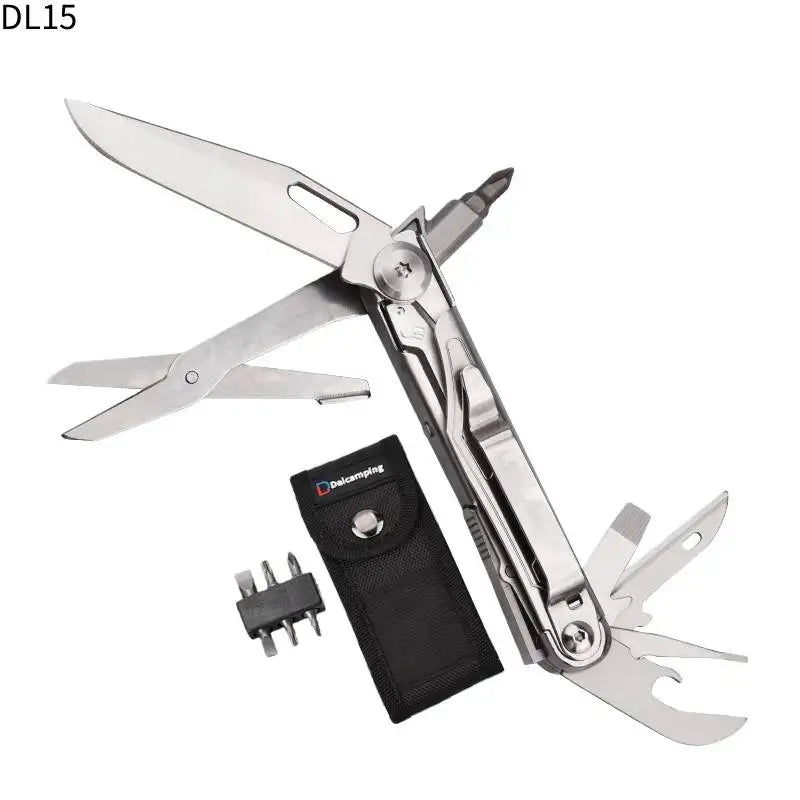 Daicamping Multifunctional Folding Pliers Stainless Steel EDC Multi Tool