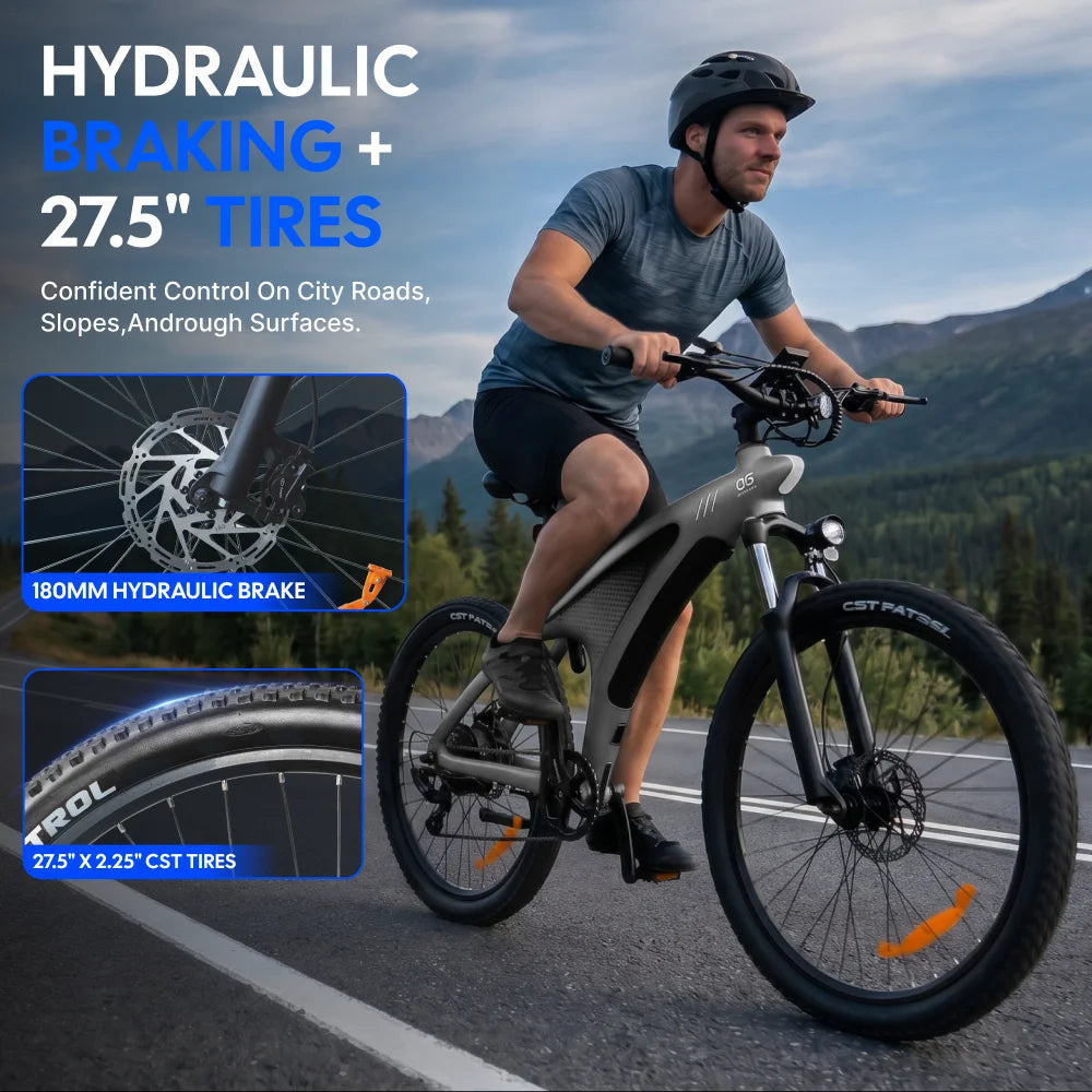 Huanci 2000W Electric Mountain Bike With Torque Sensor