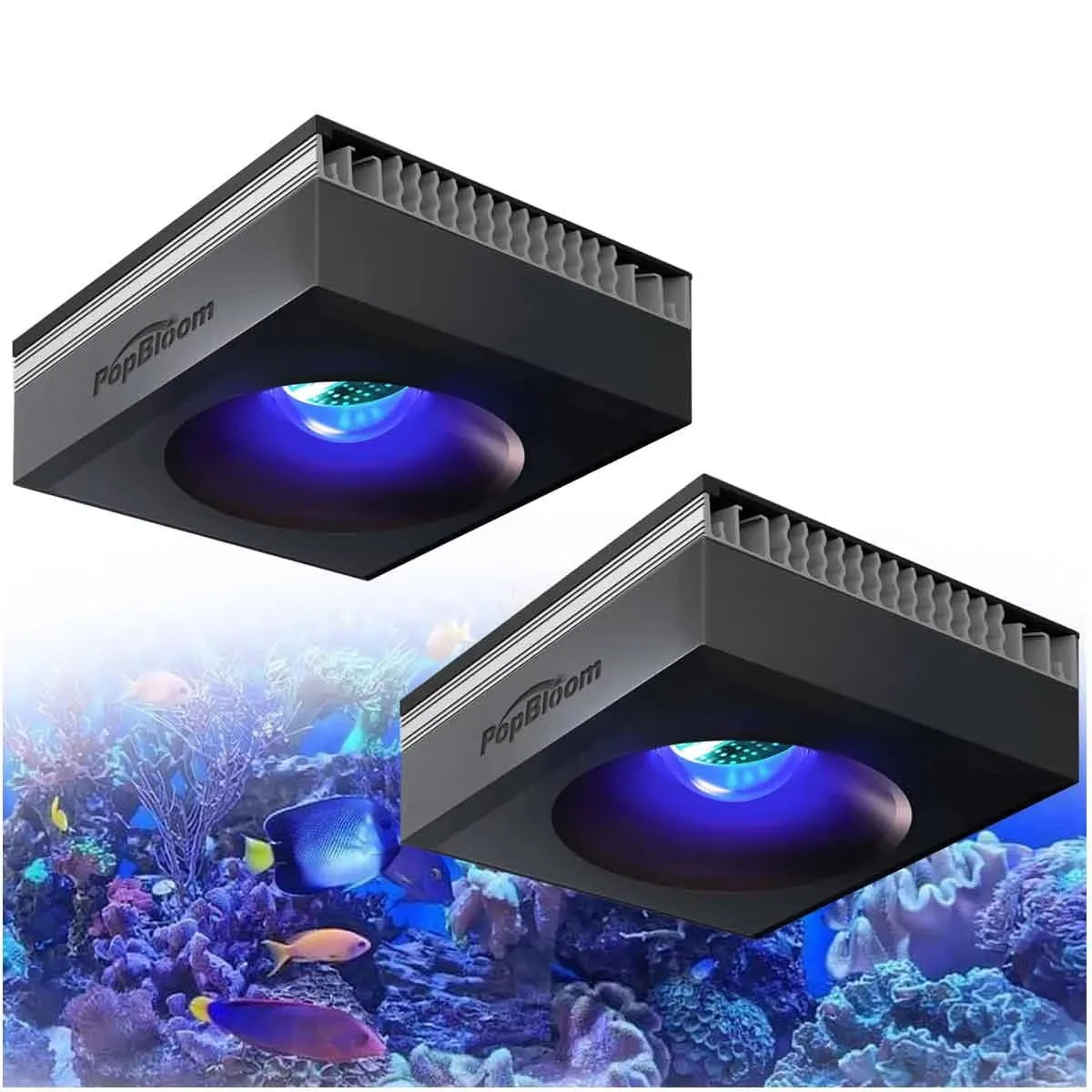 PopBloom Full Spectrum Reef Aquarium WiFi LED Light Panel