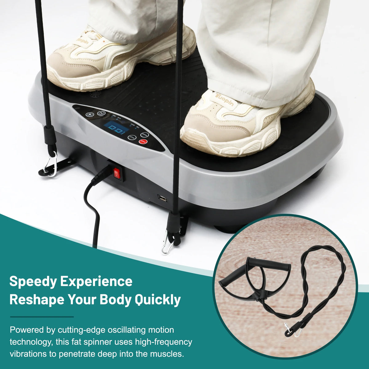 Whole Body Vibration Plate Exercise Machine For Home Fat Loss