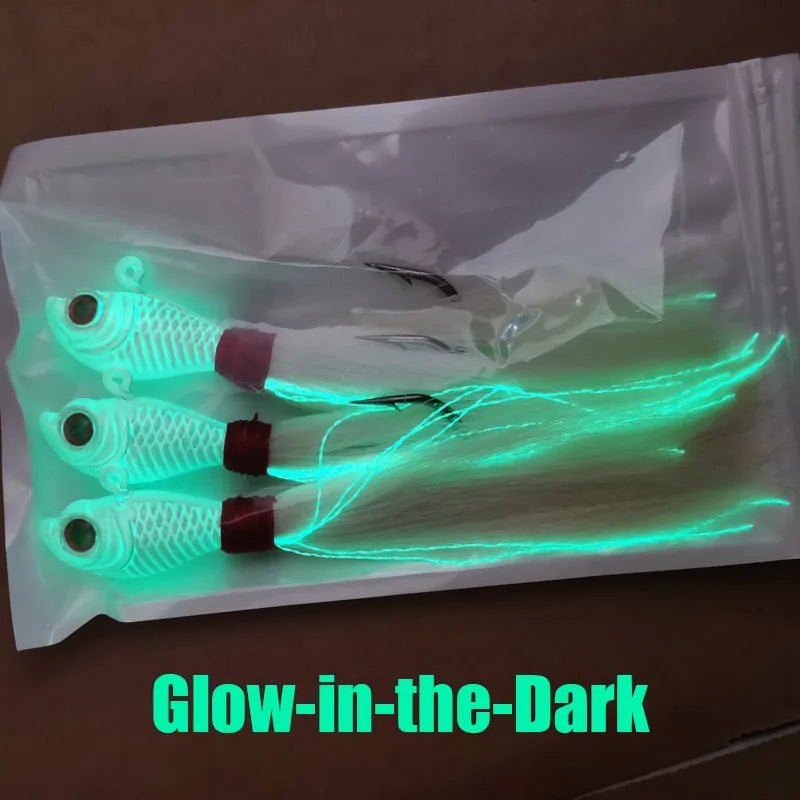 Premium Bucktail Jig Heads For Saltwater Freshwater Fishing Lures