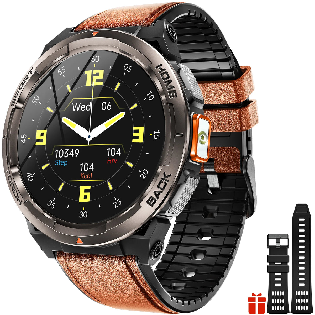 EIGIIS KE5 Smart Watch With Compass Barometer And LED Flashlight