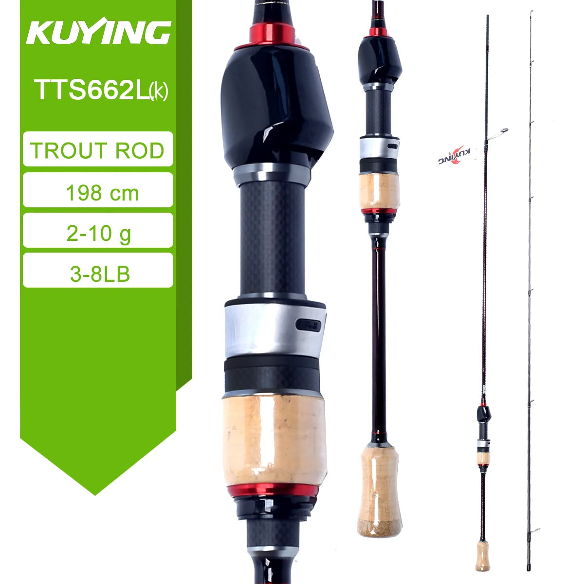 KUYING TETON Spinning Casting Rod Carbon Fuji Parts