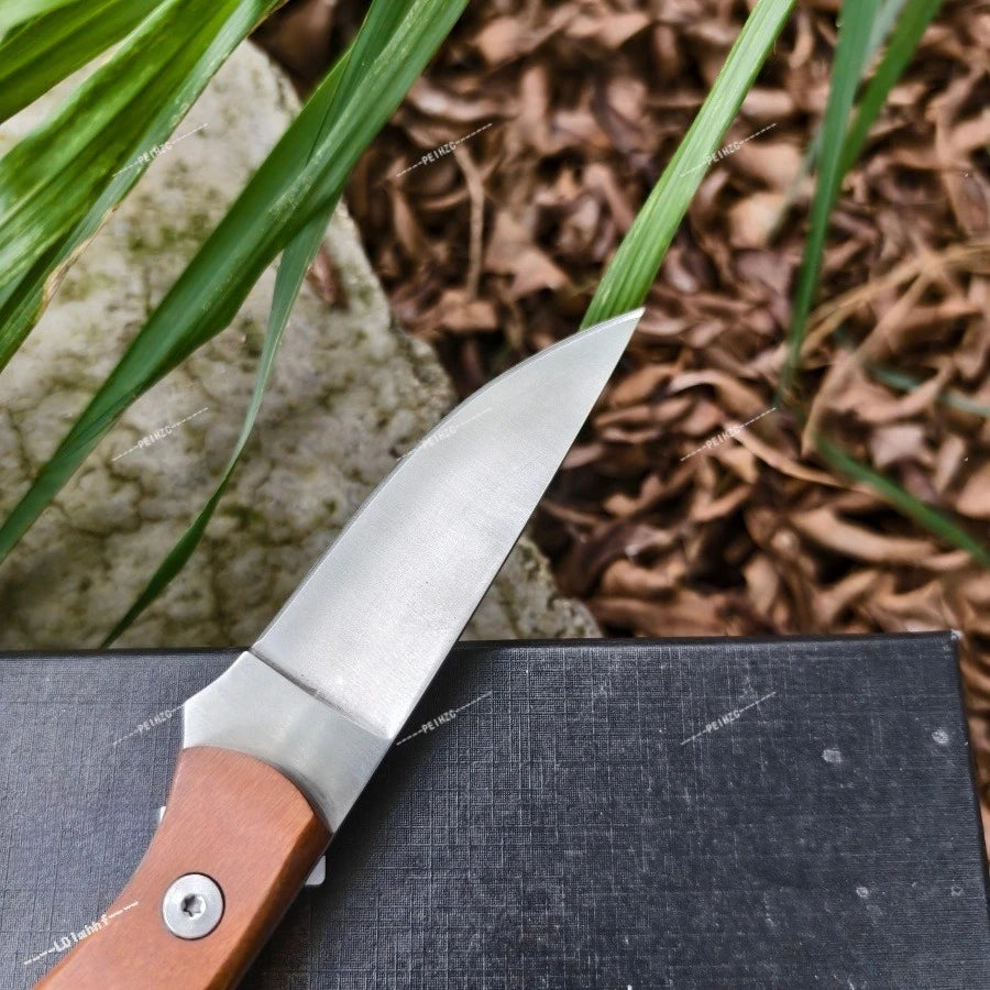 DIY Fixed Blade Knife With 8Cr13Mov Steel And Rosewood Handle