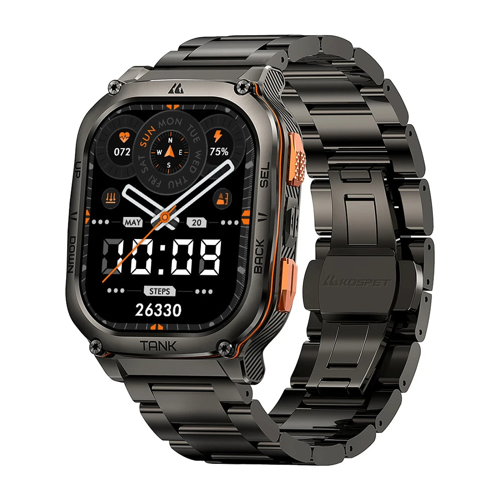 KOSPET Tank M3 Ultra GPS Smartwatch Waterproof 5ATM AMOLED
