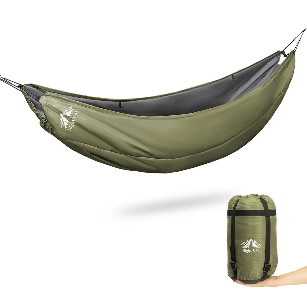 Night Cat Single Hammock Underquilt Lightweight Four Season Camping