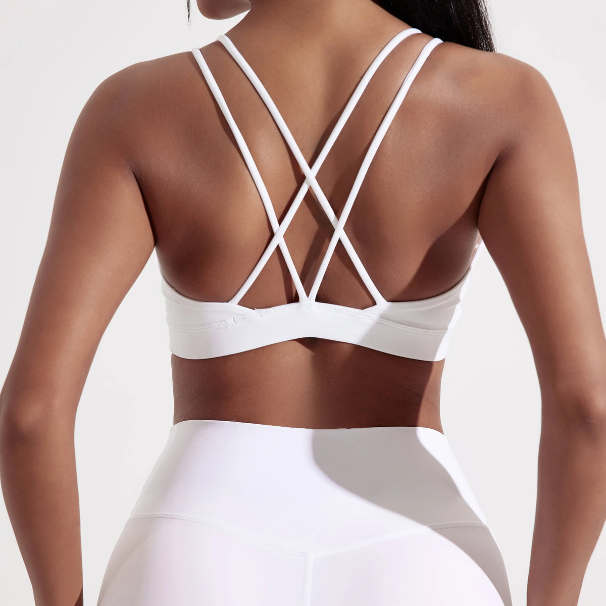 Solid Color Women's High Strength Cross Fit Sports Bra