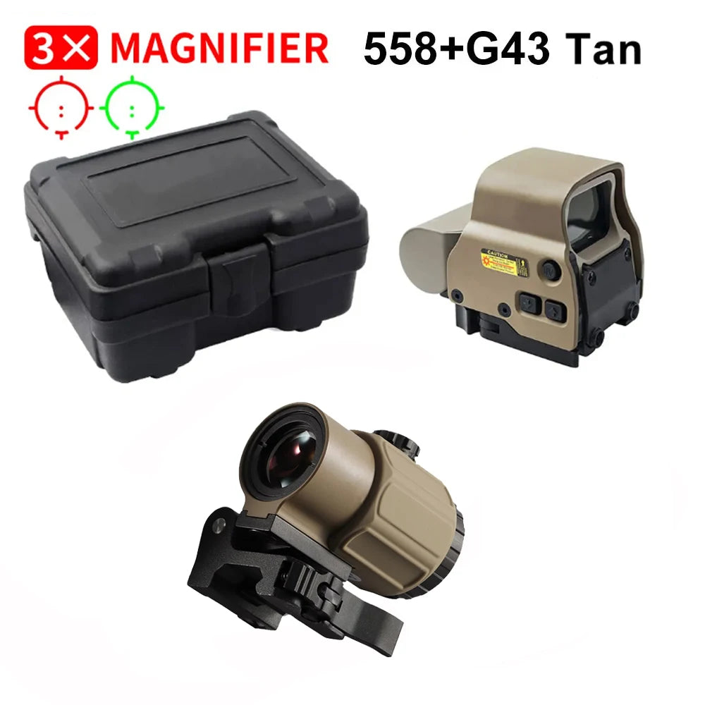 Bestsight 558 G43 Holographic Collimator Sight With 20mm Rail Mount