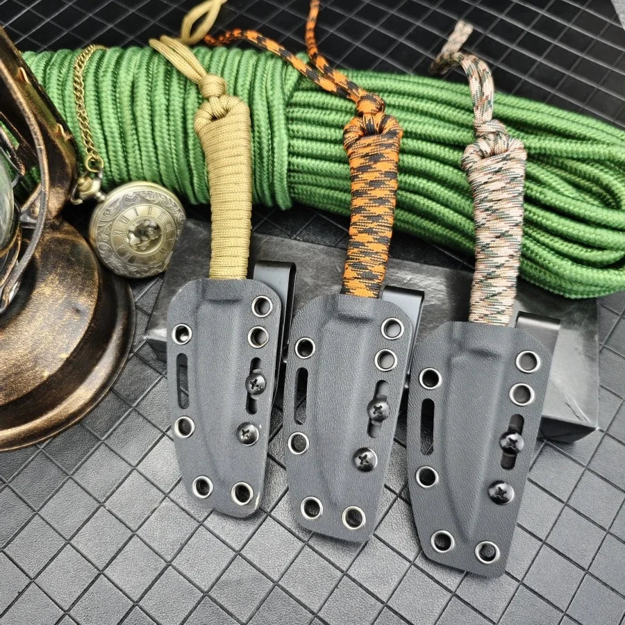 DIY Supplies Outdoor Hunting Knife With Sheath MKC 440C Blade