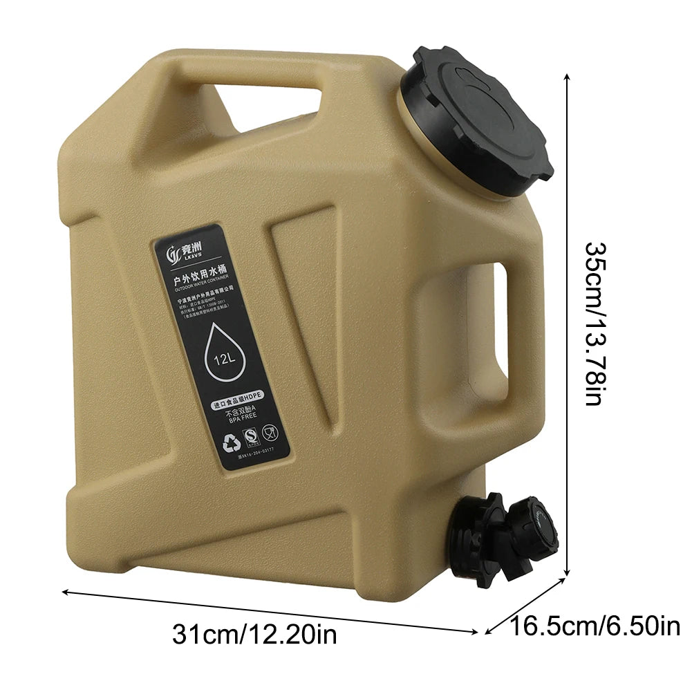 APWIKOGER Camping Water Container Storage Carrier Outdoor Hiking