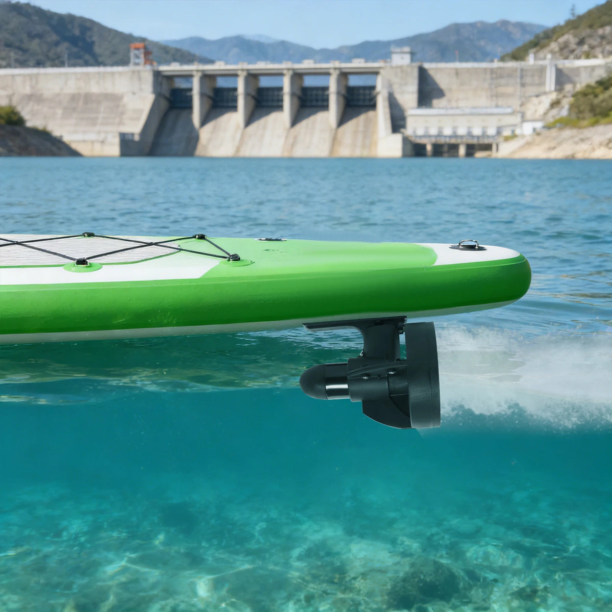 12V Underwater Paddleboard Thruster With 440 Pound SUP Propeller
