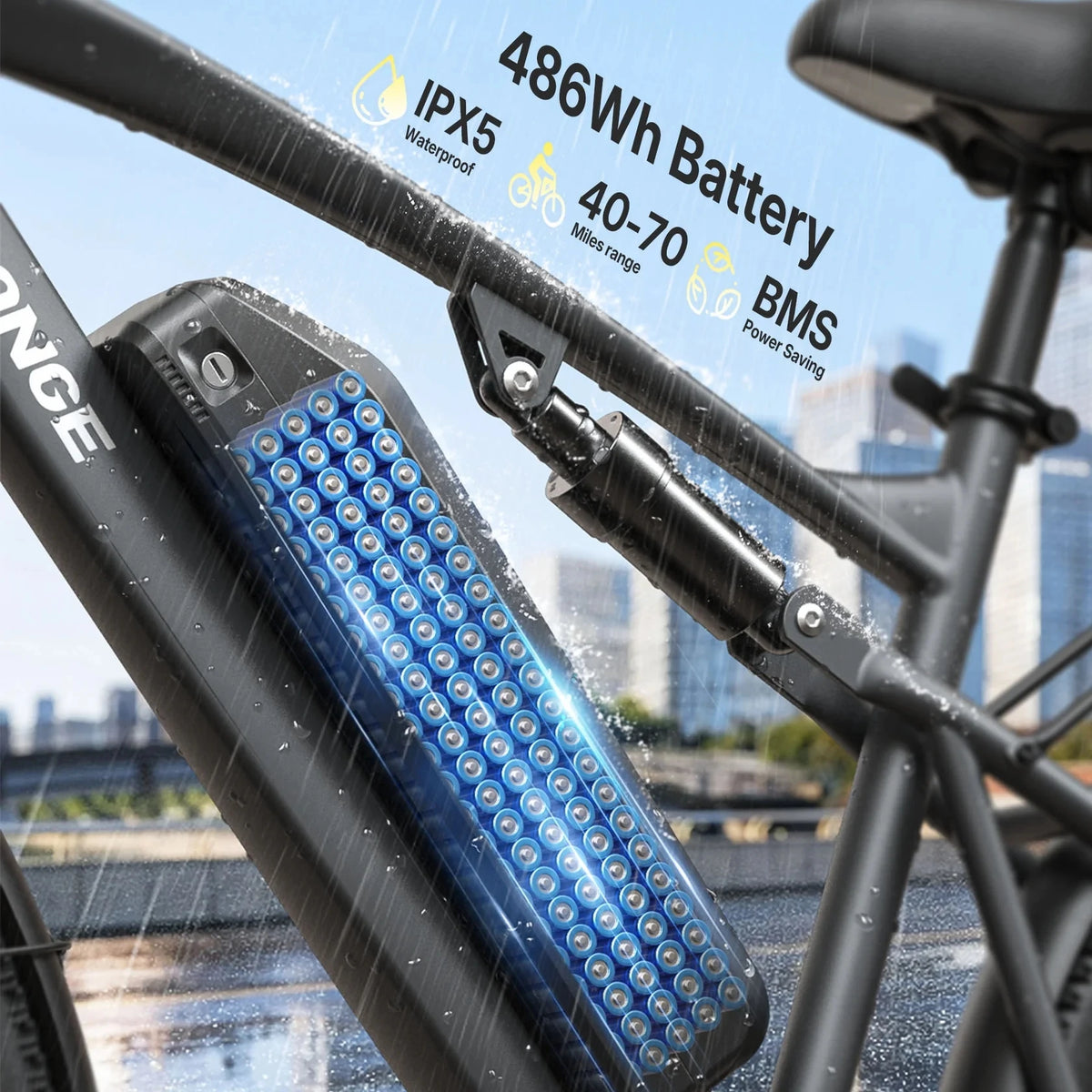 Qroonge Zephyr 1000W Peak Motor Full Suspension Mountain Ebike
