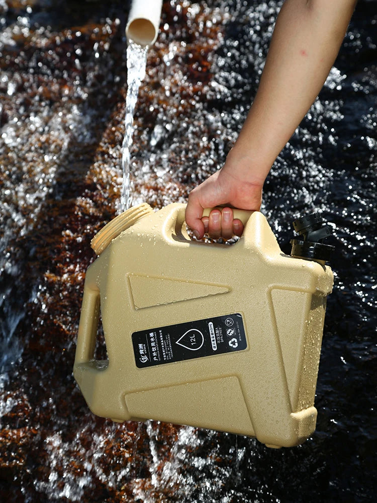 APWIKOGER Camping Water Container Storage Carrier Outdoor Hiking