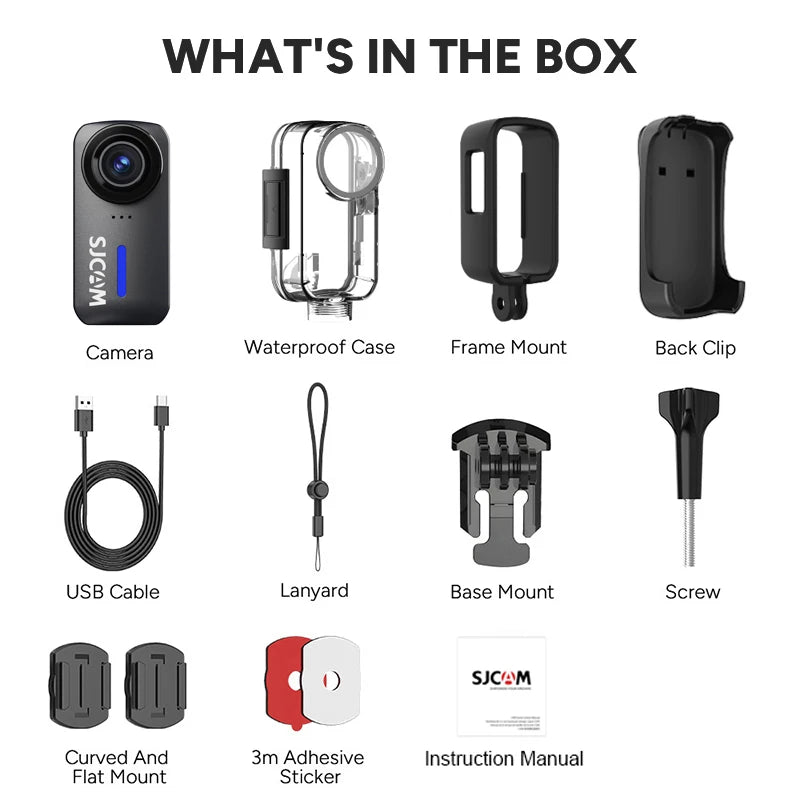 SJCAM C110 Mini Action Camera 4K 30M Waterproof WiFi