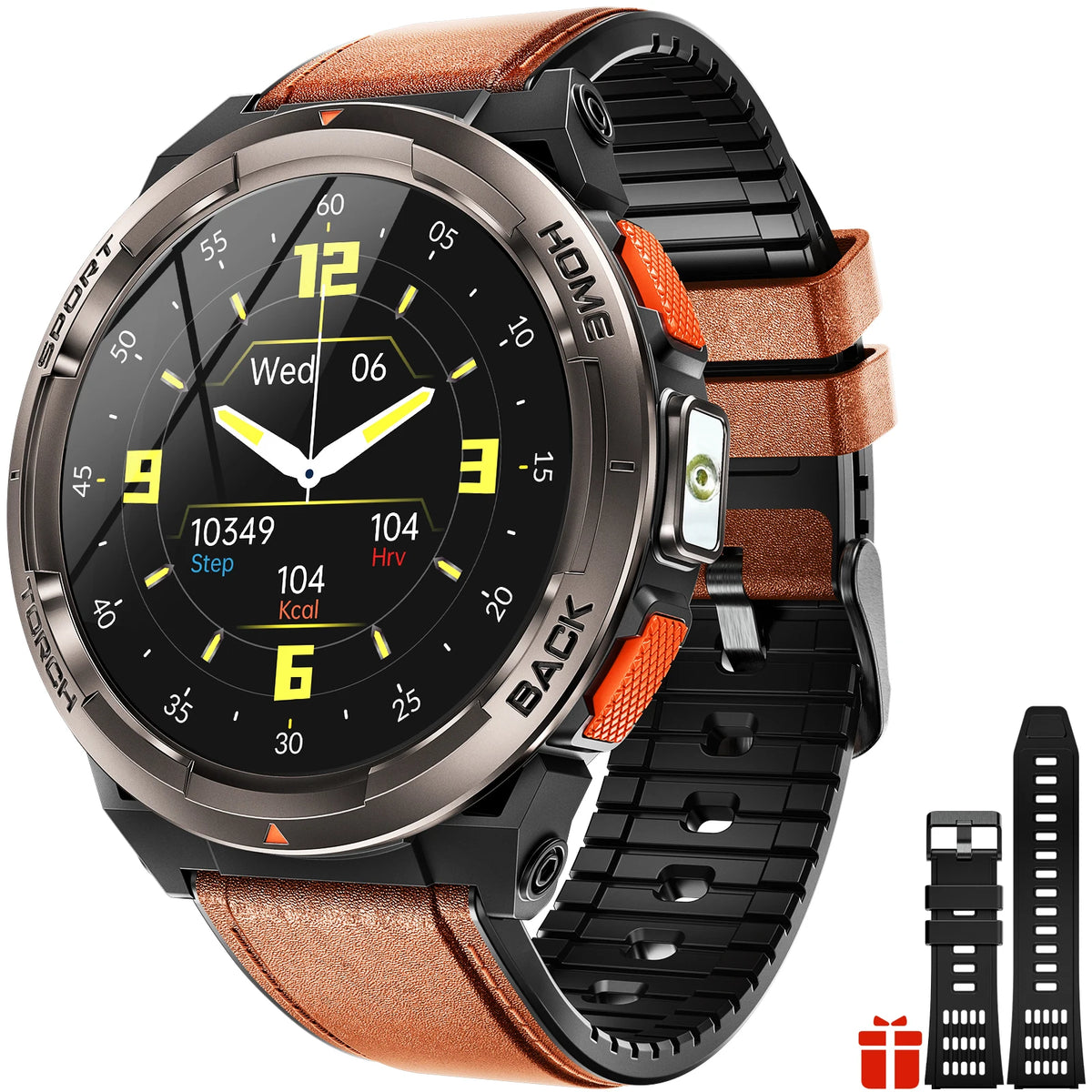 EIGIIS KE5 Smart Watch With Compass Barometer And LED Flashlight