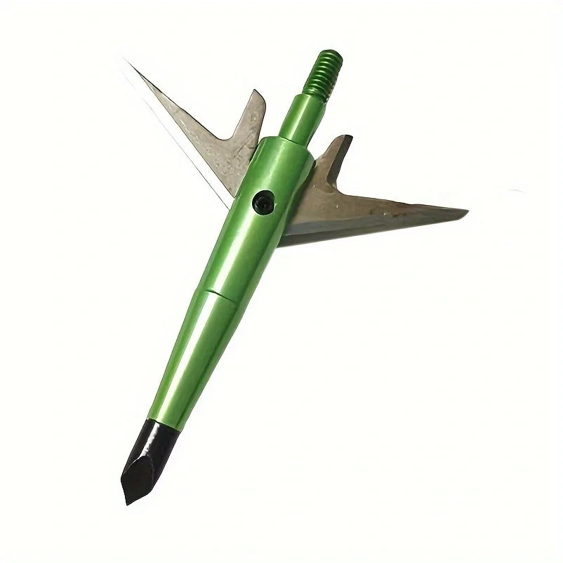 Stainless Steel Expandable Archery Hunting Broadheads Arrow Tips