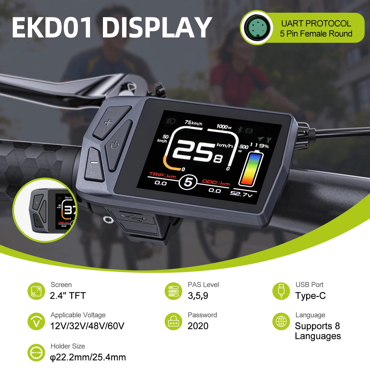 Varstrom UART Display Protocol Ebike Bluetooth Dash Bafang Hub Motors