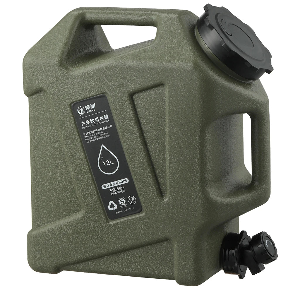 APWIKOGER Camping Water Container Storage Carrier Outdoor Hiking