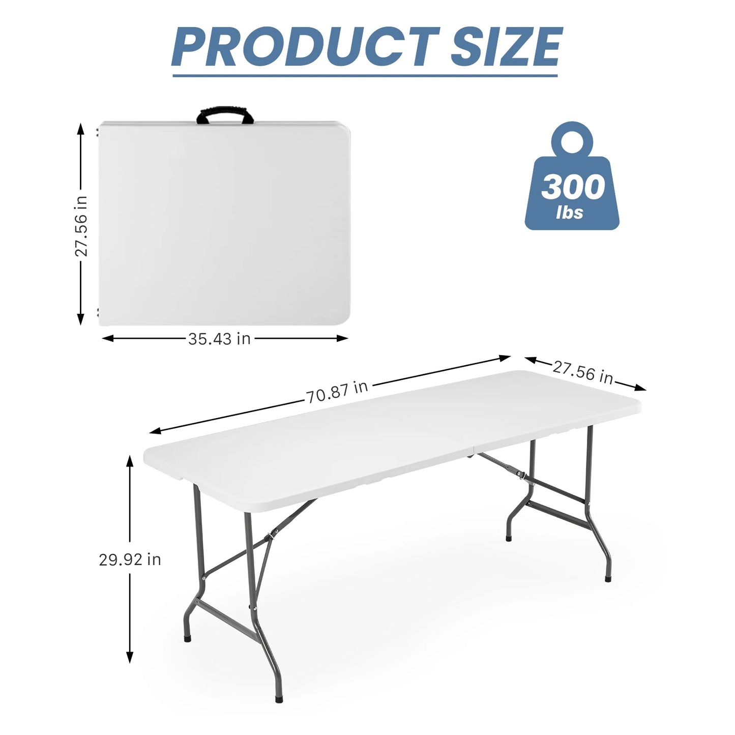 JHK Portable Folding Camping Table For Outdoor Use