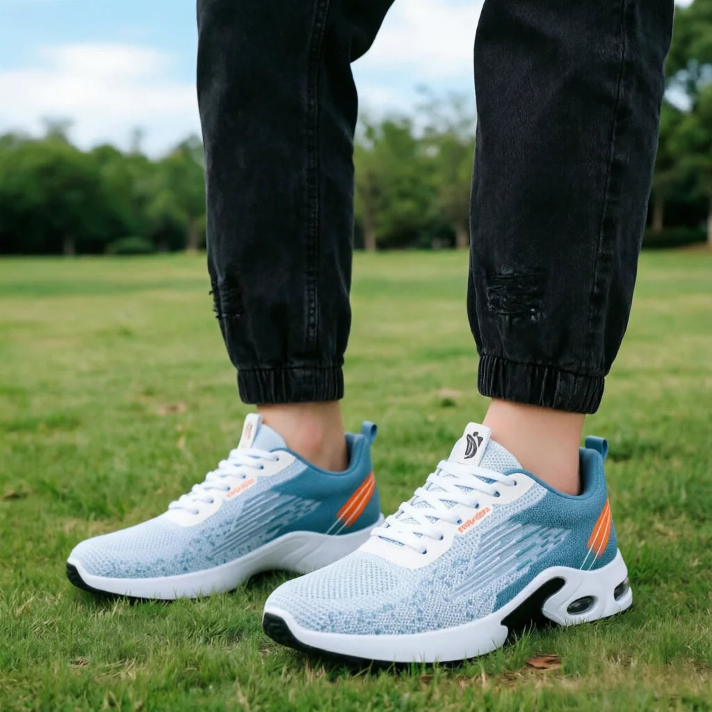 Men Breathable Mesh Air Cushion Running Shoes