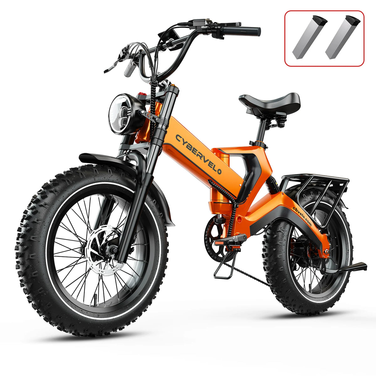 Cybervelo 2000W Peak Motor Foldable Electric Bicycle