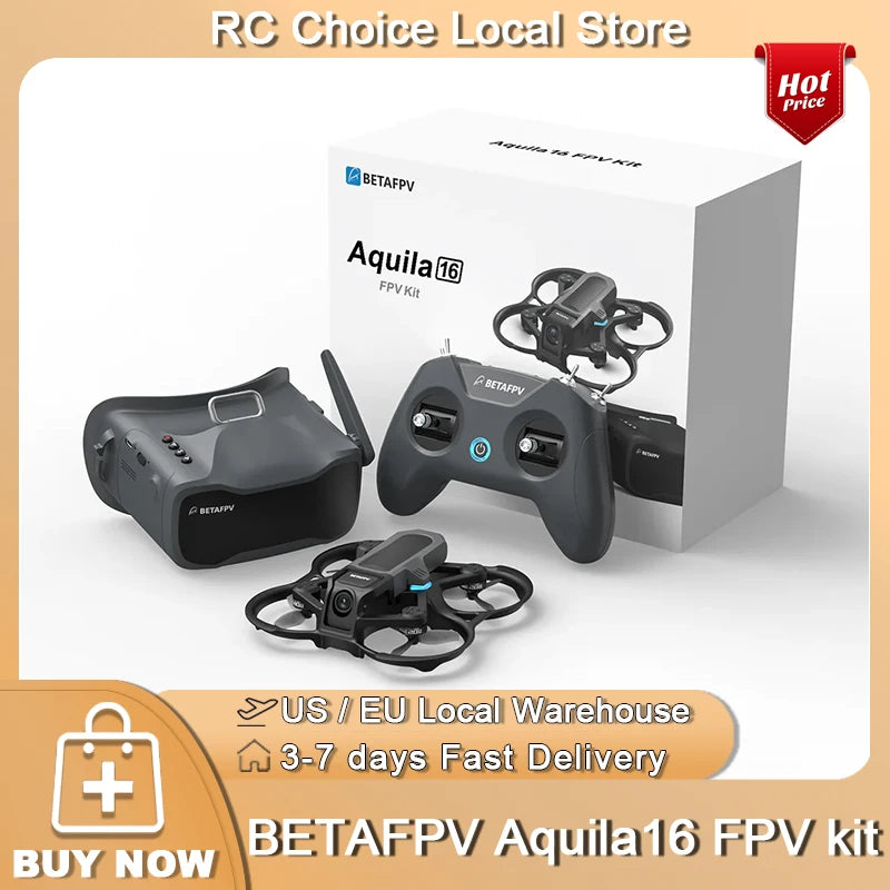 BETAFPV Aquila16 FPV Kit Brushless Racing Drone Indoor Outdoor