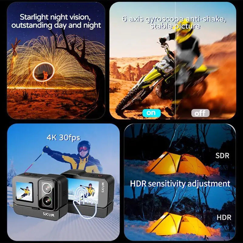 SJCAM SJ20 4K Action Camera With 5G WiFi Stabilizer