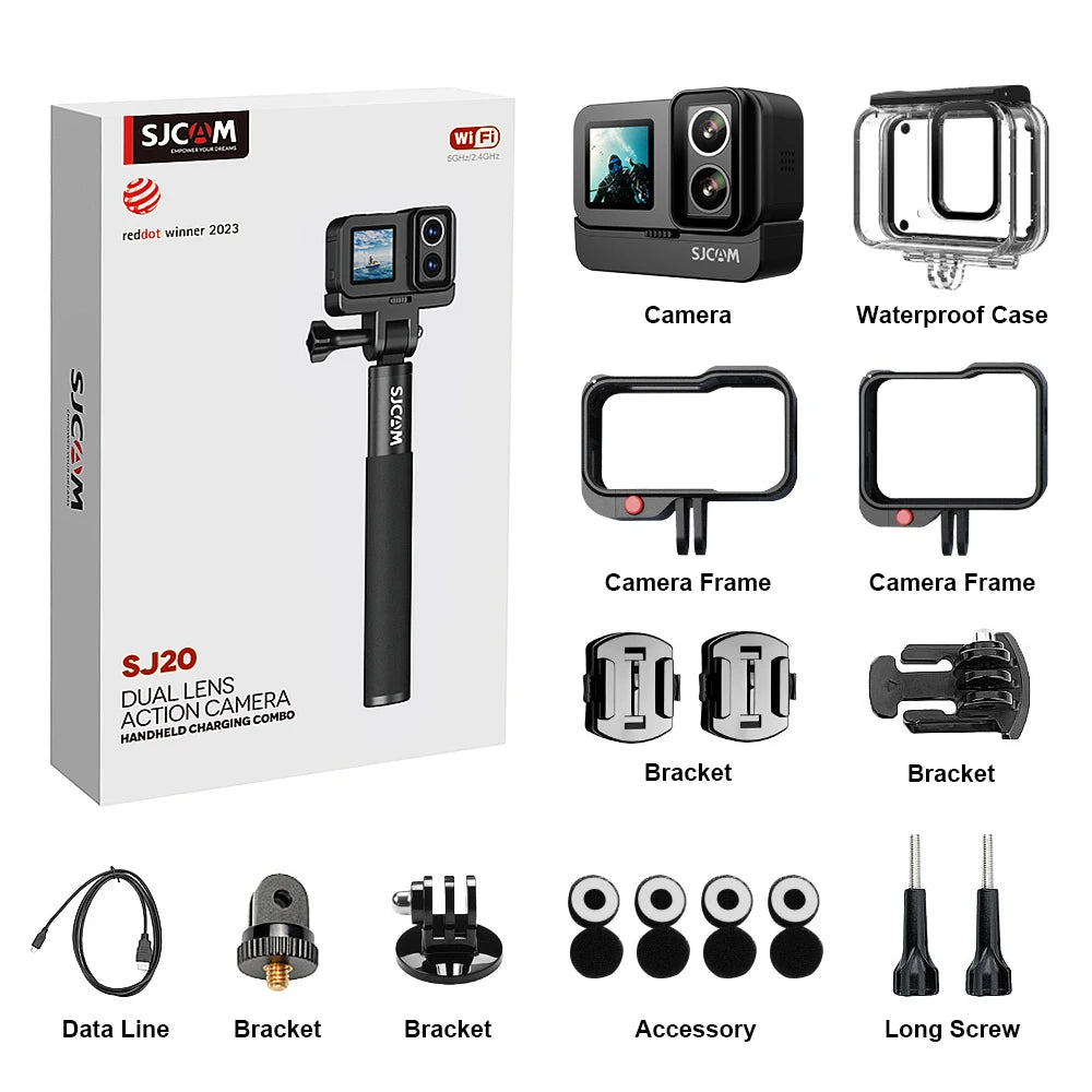 SJCAM SJ20 4K Action Camera With 5G WiFi Stabilizer