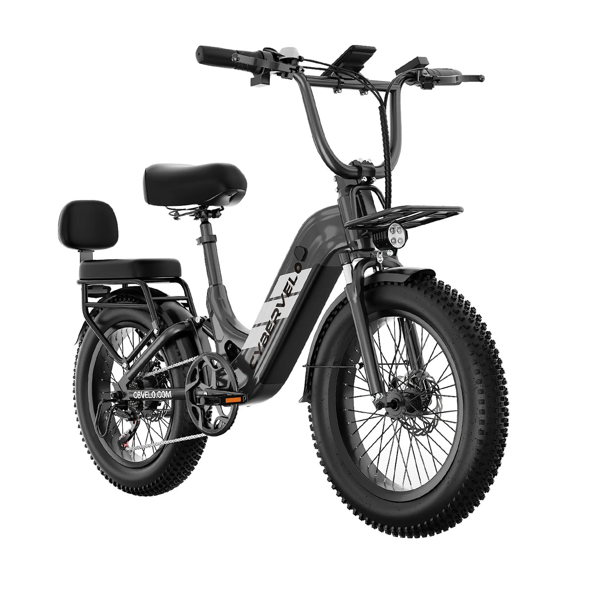 Cybervelo 1500W Peak 20Ah Battery Electric Bike 80 Mile Range