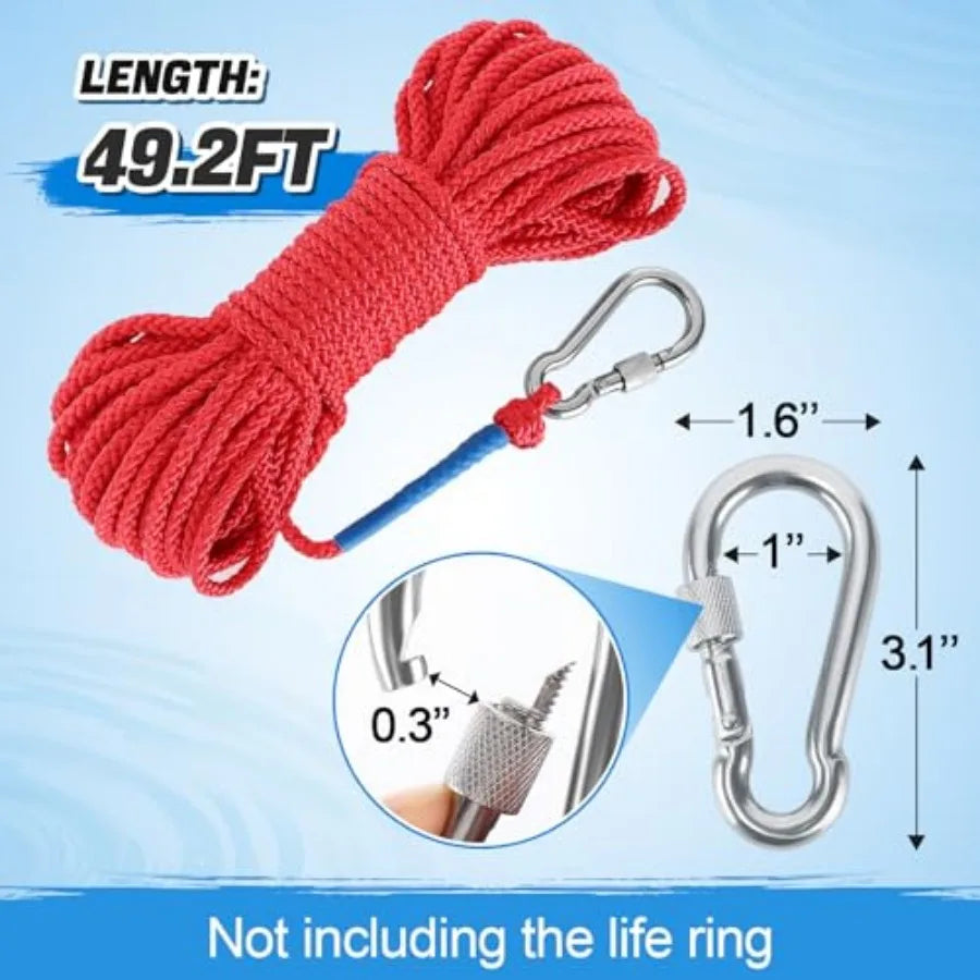 Water Lifesaving Rope Professional Throwing Pool Rescue Rope