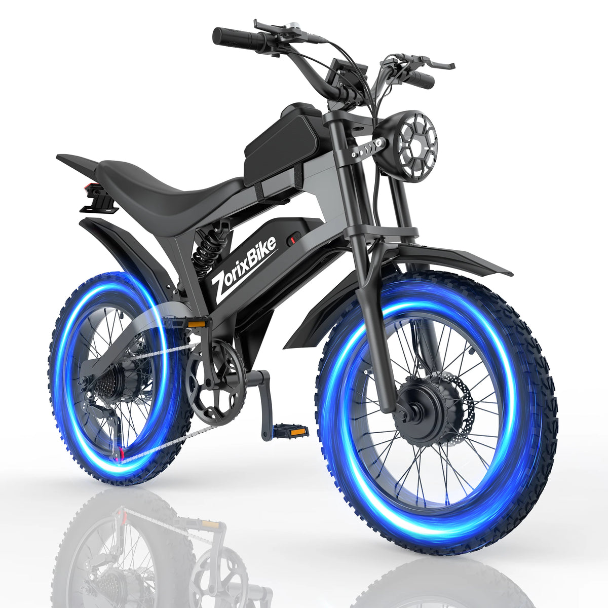ZorixBike 3000W Electric Bike 48V Battery Off Road Design