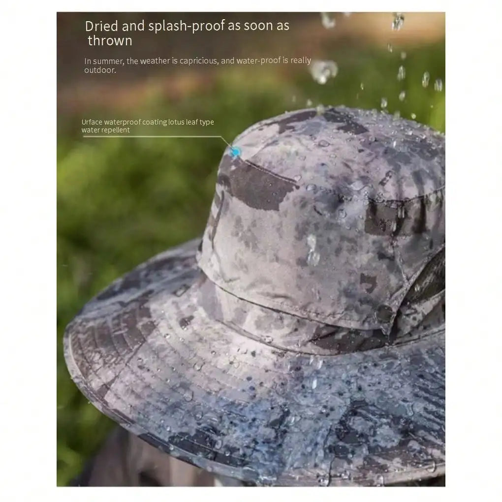 Men's Solar Powered Cooling Fishing Hat With UV Protective Fan