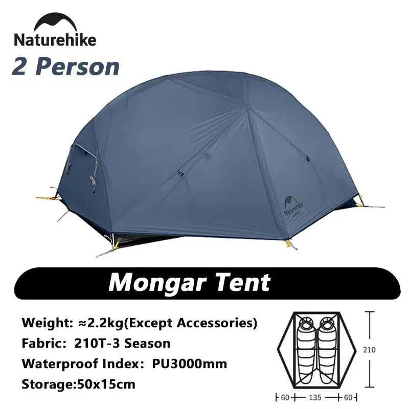 Naturehike Mongar Waterproof Ultralight Double Layer Camping Tent