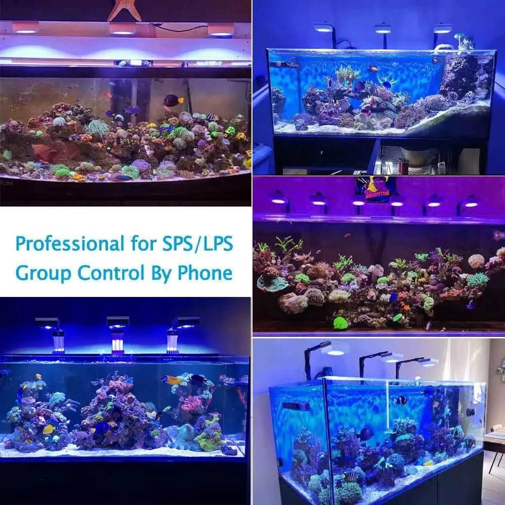 PopBloom Full Spectrum Reef Aquarium WiFi LED Light Panel