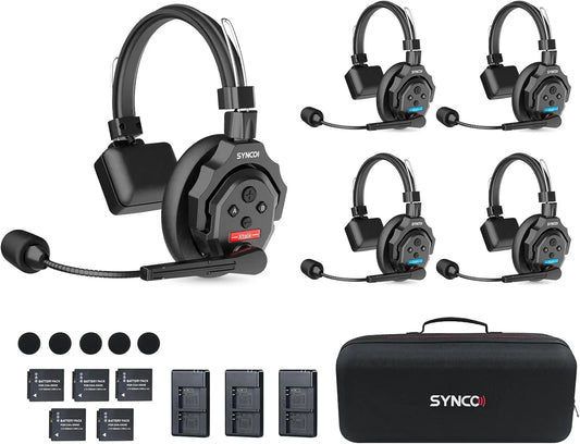 SYNCO XTALK Wireless Intercom Headphones X2 X4 X5 Bluetooth 2.4GHz