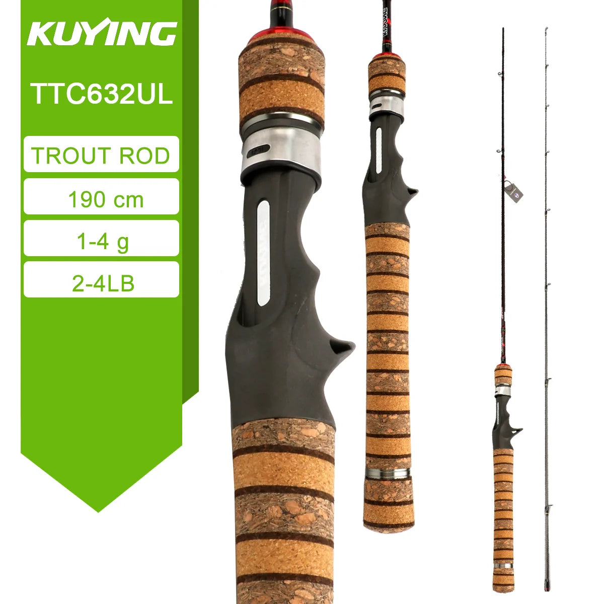 KUYING TETON Spinning Casting Rod Carbon Fuji Parts