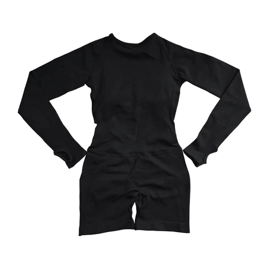 HerGymClothing Women Seamless Long Sleeve Yoga Activewear Jumpsuit