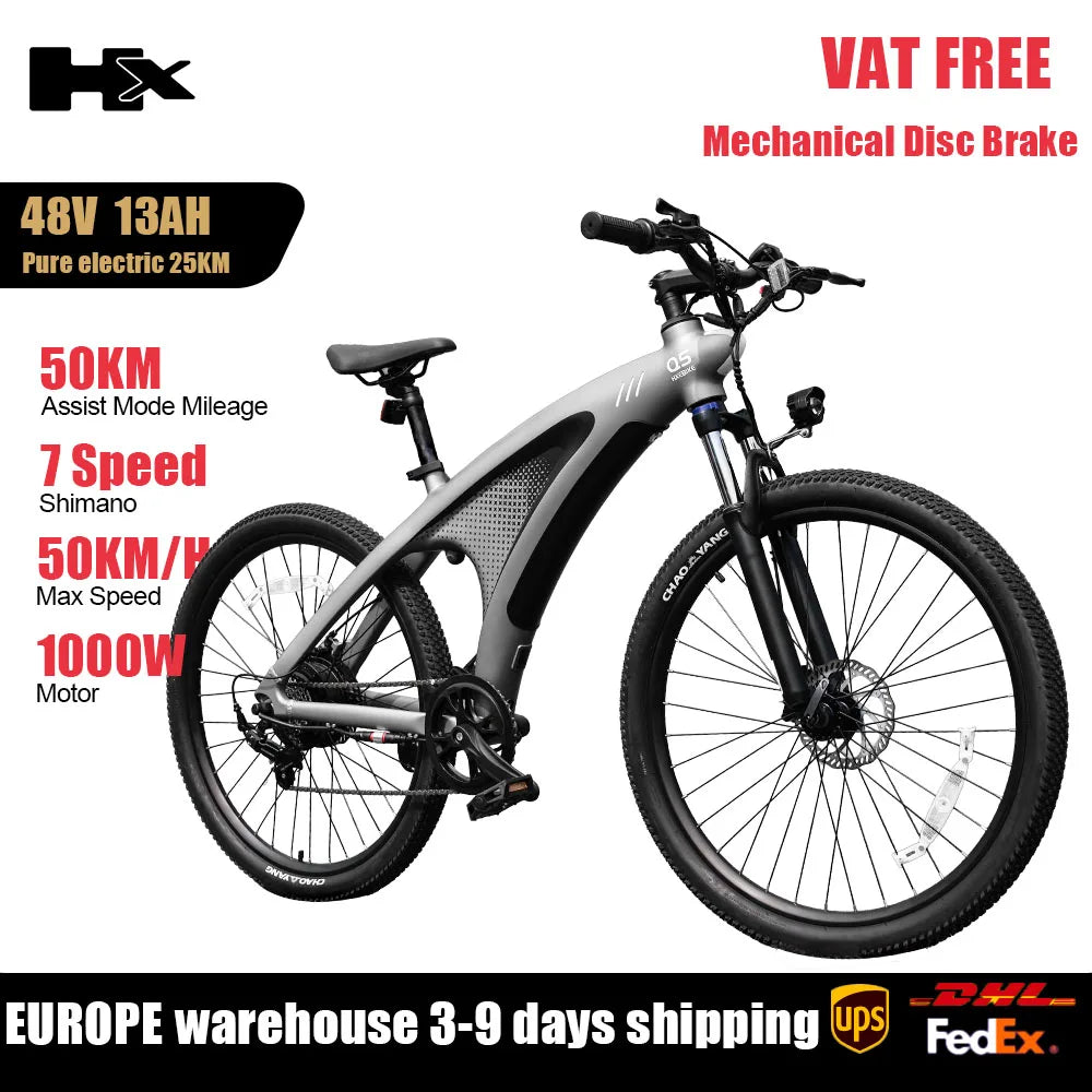 Huanci 2000W Electric Mountain Bike With Torque Sensor