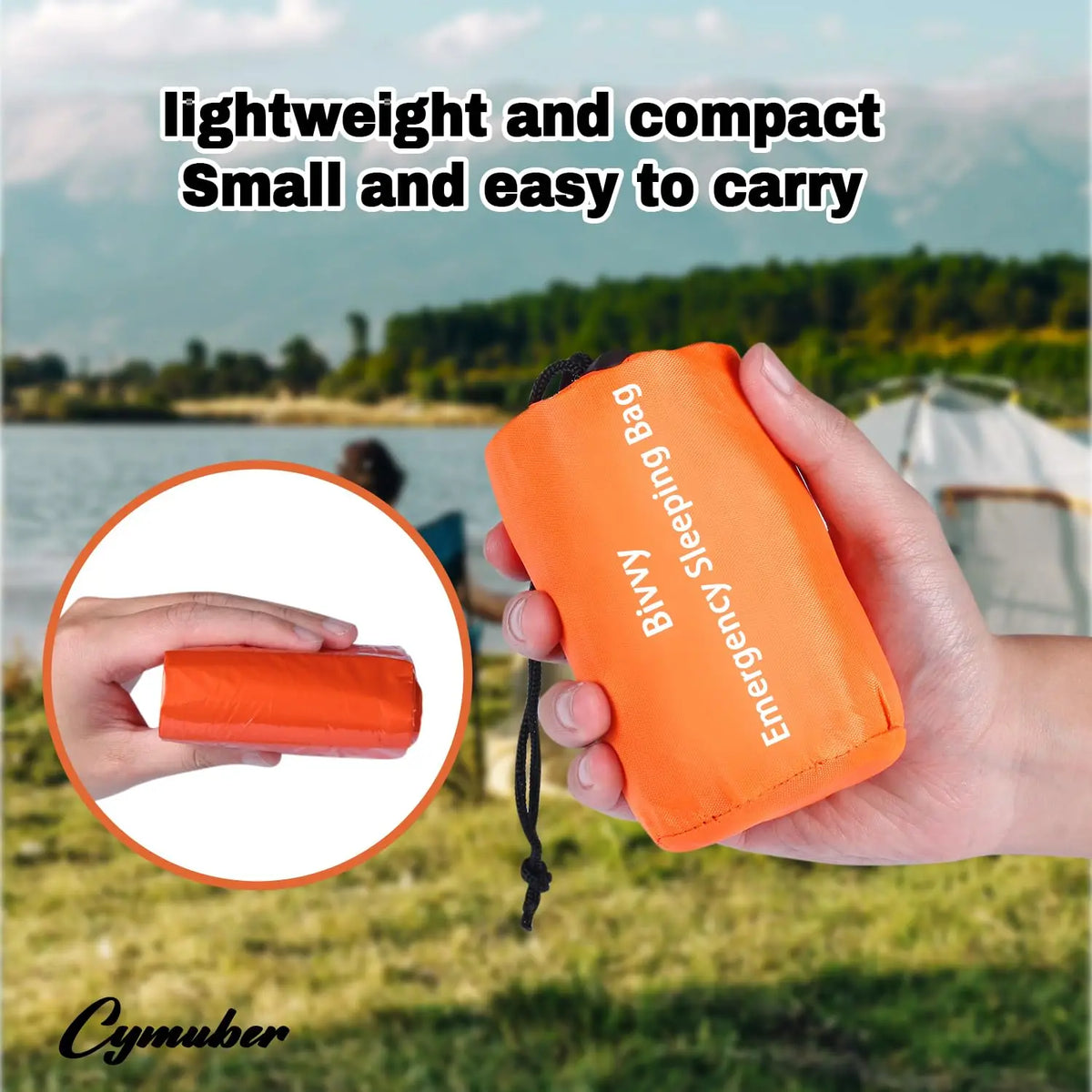 2 Pack Emergency Sleeping Bag Shelter for Camping and Hiking