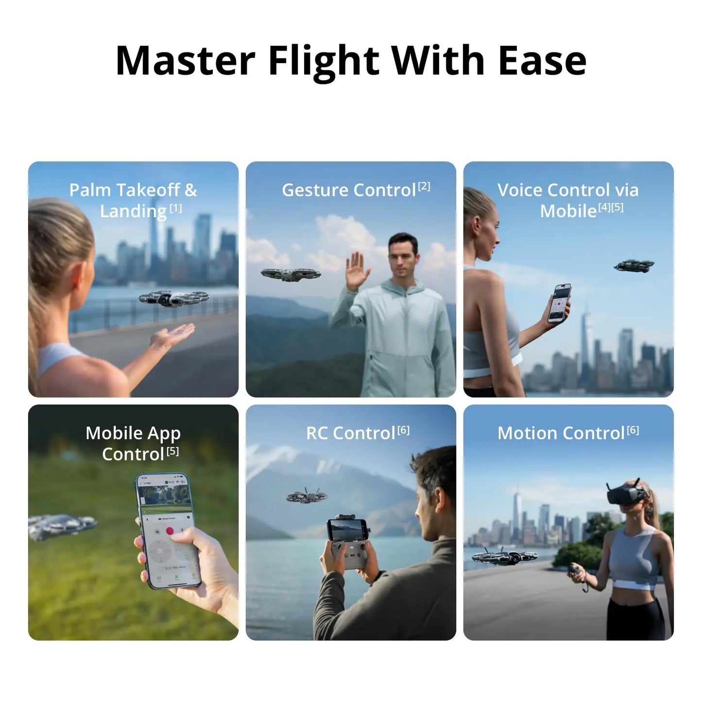 DJI Neo 2 Drone 4K Camera Gesture Control Tracking