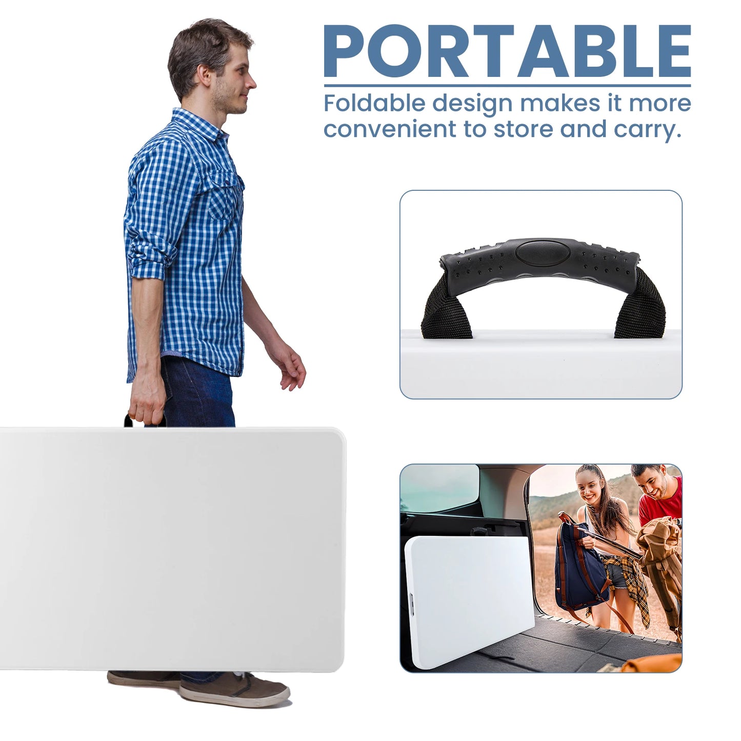 JHK Portable Folding Camping Table For Outdoor Use