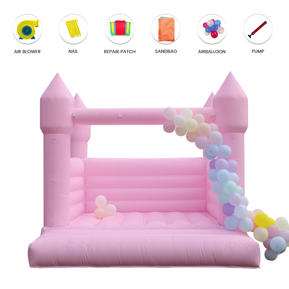 RTS Inflatable Giant Bounce House Castle for Kids Party