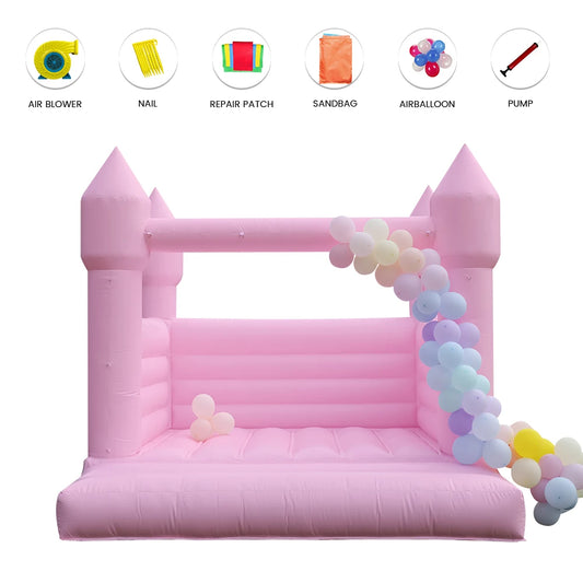 RTS Inflatable Giant Bounce House Castle for Kids Party
