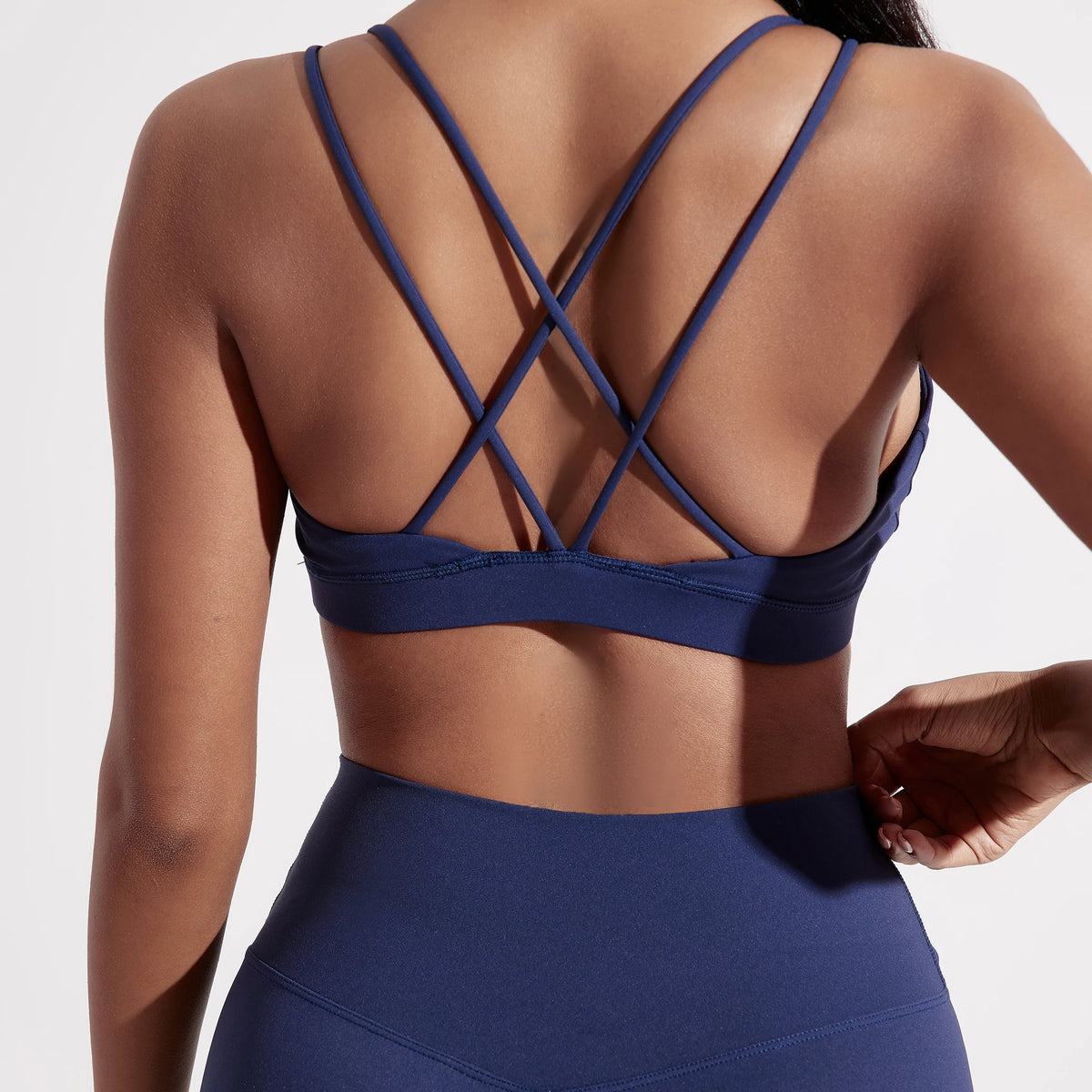 Solid Color Women's High Strength Cross Fit Sports Bra