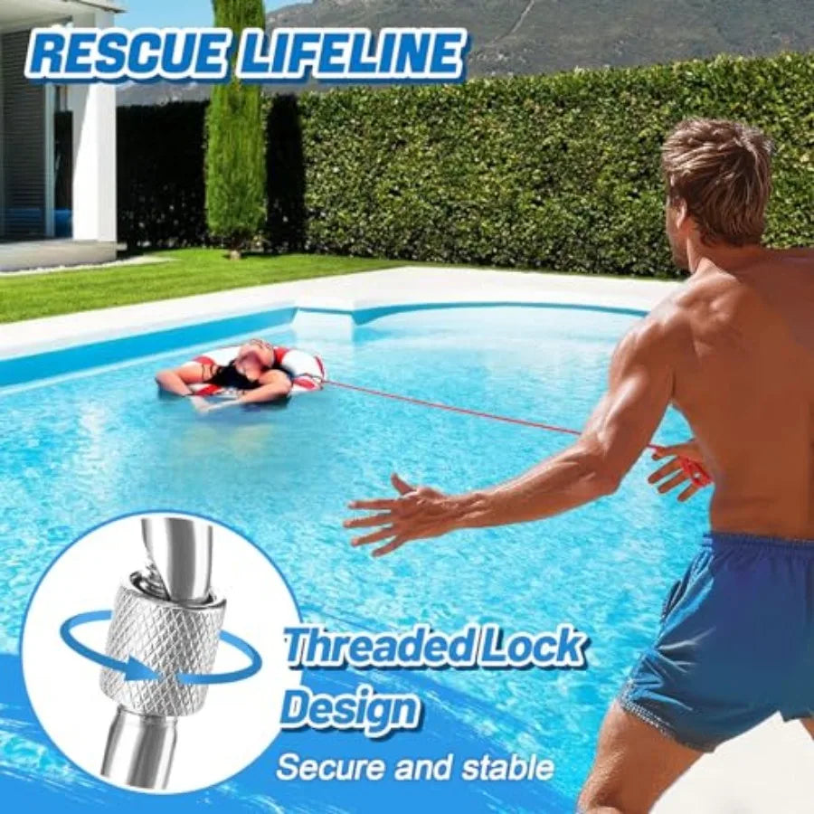 Water Lifesaving Rope Professional Throwing Pool Rescue Rope